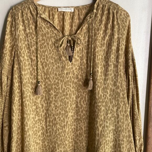Spell Wild Thing Tunic Dress in Mustard - Picture 7 of 16